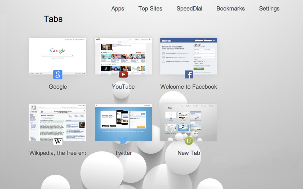 custom google speeddial